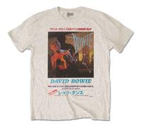David Bowie Japanese Text autorizzato Uomo maglietta