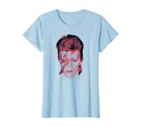 David Bowie - La Stella più Bella Maglietta, Donna, Celeste, 3XL
