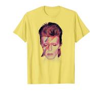 David Bowie - La Stella più Bella Maglietta, Uomo, Limone, XL