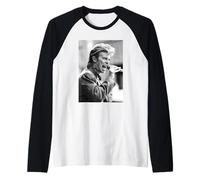 David Bowie Never Let Me Down Era Glass Spider Tour Maglia con Maniche Raglan