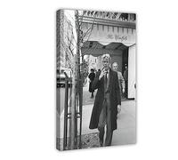 David Bowie - Poster su tela, decorazione artistica da parete, per soggiorno, camera da letto, 50 x 75 cm