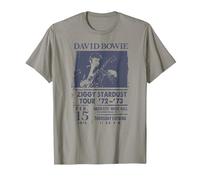 David Bowie - Radio City Maglietta, Uomo, Ardesia, L