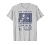 David Bowie - Radio City Maglietta, Uomo, Argento, XL