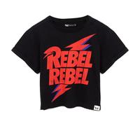 David Bowie Rebel Rebel Maglietta Corta Donna (NS6818)