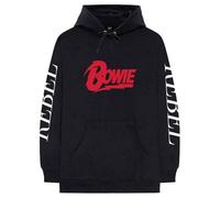David Bowie Rebel Rebel Pullover Felpa Con Cappuccio Size M