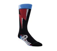 David Bowie Red Flash Crew Socks (One Size) NUOVO