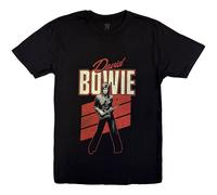 David Bowie Red Sax Black L Maglietta