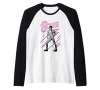 David Bowie - Starman del fulmine rosa Maglia con Maniche Raglan