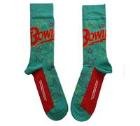 David Bowie - Stars Logo Calzini - Nuovo & Autorizzato - Musica BOWSCK05MGR