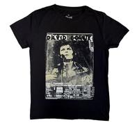 David Bowie T Shirt Ziggy Stardust Live Profile Logo Ufficiale Uomo Nuovo Nero Size XL