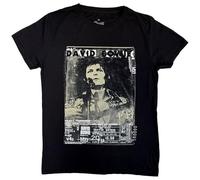 David Bowie T Shirt Ziggy Stardust Live Profile Logo Ufficiale Uomo Nuovo Nero Size XL