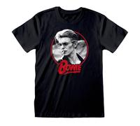 David Bowie Unisex Adult Smoking T-Shirt XL Black