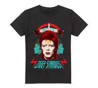 David Bowie Ziggy Heads Maglietta Uomo (TV13383)
