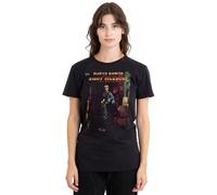 David Bowie Ziggy Stardust Album Ladies T Shirt, Nero, S Donna