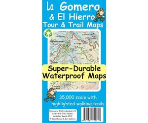 David Brawn Jan Kostura La Gomera and El Hierro Tour and Trail Maps (Map)