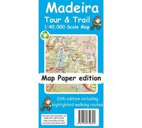 David Brawn Madeira Tour and Trail Map paper edition (Map)