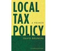 David Brunori Local Tax Policy (Copertina rigida)