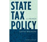 David Brunori State Tax Policy (Tascabile) Urban Institute Press