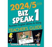 David Burke 2024/5 Edition Biz Speak 1 Teacher's Guide (Tascabile)