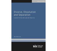 David Burrows Divorce, Dissolution and Separation (Tascabile)