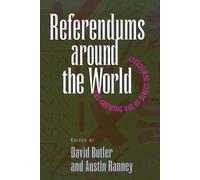 David Butler (Fellow, Nuffield College, Oxford, and Referendums aro (Tascabile)