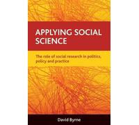 David Byrne Applying social science (Tascabile)