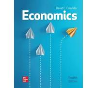 David C Colander Loose Leaf for Economics (Rilegatura flessibile)