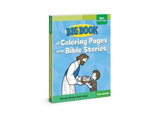 David C. Cook Big Book of Coloring Pages with Bible Stories for Kids (Tascabile)