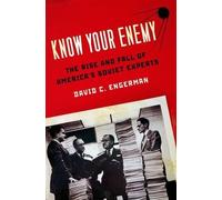 David C. Engerman Know Your Enemy (Tascabile)