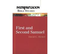 David C. Hester First and Second Samuel (Tascabile) Interpretation Bible studies