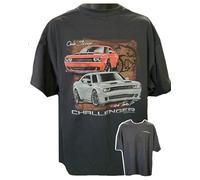 David Carey Dodge Challenger 2 Scoop Hellcat Auto Automobili T Shirt 48228