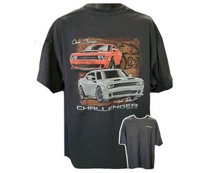 David Carey Dodge Challenger 2 Scoop Hellcat Auto Automobili T Shirt 48228