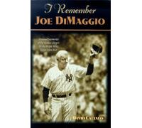 David Cataneo I Remember Joe Dimaggio (Copertina rigida) I Remember