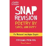 David Cockburn National 5/Higher English Revision: Poetry by Carol A (Tascabile)