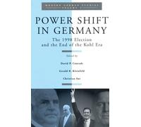 David Conradt Power Shift in Germany (Tascabile) Modern German Studies