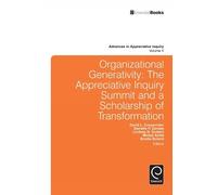 David Cooperider Organizational Generativity (Copertina rigida)