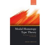 David Corfield Modal Homotopy Type Theory (Copertina rigida)