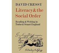 David Cressy Literacy and the Social Order (Tascabile)