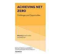 David Crowther Achieving Net Zero (Copertina rigida)