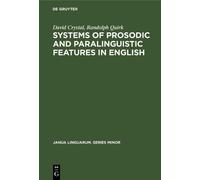 David Crystal R Systems of Prosodic and Paralinguistic Featur (Copertina rigida)
