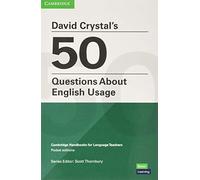 David Crystal David Crystal's 50 Questions About English Usage Pocke (Tascabile)