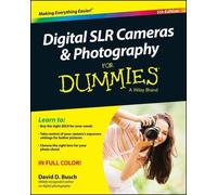 David D. Busch Digital SLR Cameras & Photography For Dummies (Tascabile)