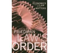 David D. Friedman Law's Order (Tascabile)