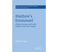 David D. Kupp Matthew's Emmanuel (Tascabile)
