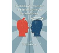 David DeCremer Psychological Perspectives on Ethical Behavior (Copertina rigida)