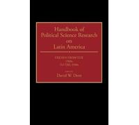 David Dent Handbook of Political Science Research on Latin Am (Copertina rigida)