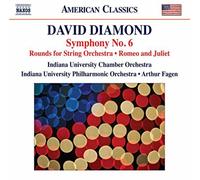 David Diamond Diamond: Symphony No. 6, Rounds for String Orchestra, Romeo & (CD)