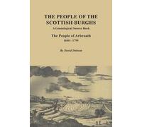 David Dobson People of the Scottish Burgh (Tascabile)