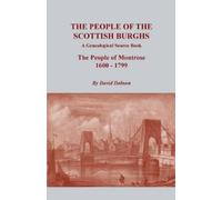 David Dobson People of the Scottish Burghs (Tascabile)