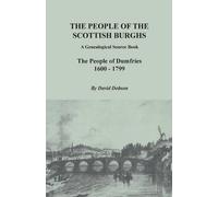 David Dobson People of the Scottish Burghs (Tascabile)